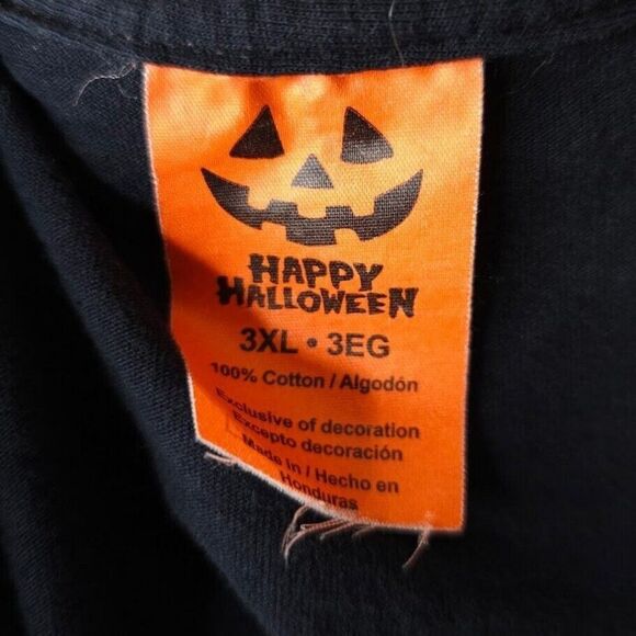 Halloween Skeleton T Shirt Mens Size 3XL Black I Got Your Back Skull Funny Humor - Picture 5 of 6